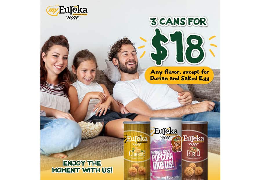 MyEureka Popcorn Combo (3 cans)