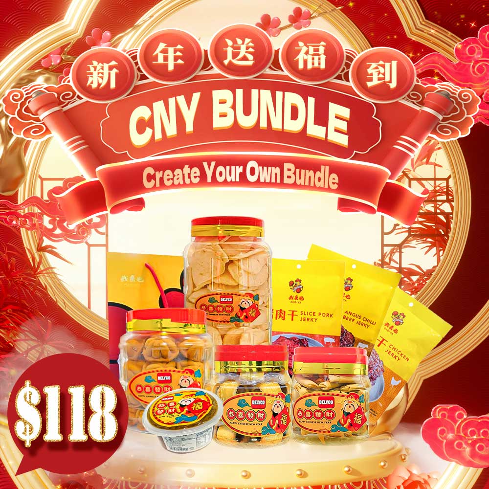 Festive Lunar New Year Snack Set – Assorted Cookies, Chips & Jerky with Free Shipping – $118