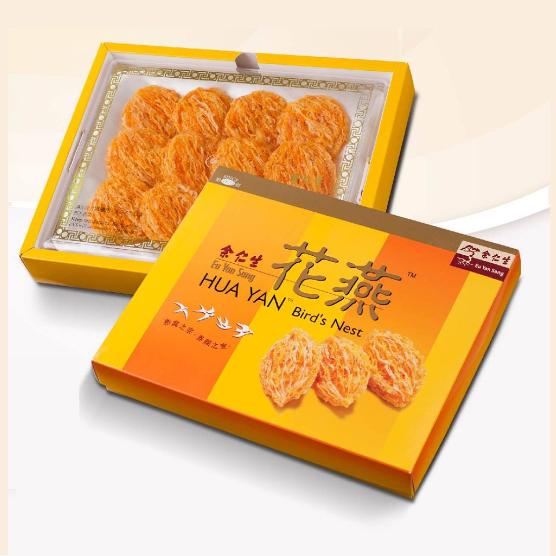 Eu Yan Sang Hua Yan Bird’s Nest 12 Pieces | Premium Natural Bird’s Nest for Health & Wellness