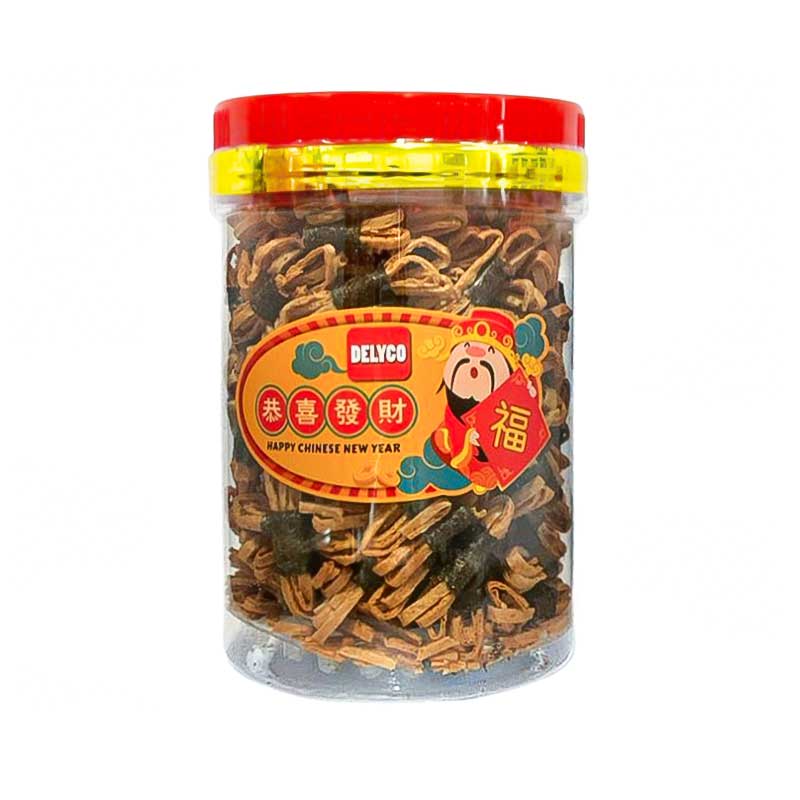 Seaweed Fatt Chai Fish Snack 紫菜发财鱼丝 110g Festive Snack Crispy Fish & Seaweed Treat