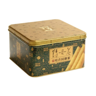 Choi Heong Yuen Egg Rolls 315g metal tin, authentic Macau traditional egg rolls 咀香园鸡蛋卷