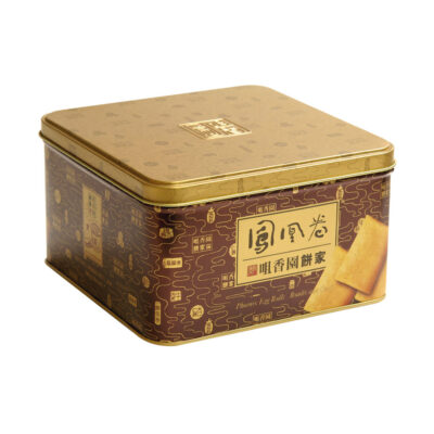 Choi Heong Yuen Phoenix Egg Rolls 300g metal tin, authentic Macau traditional phoenix egg rolls 咀香园凤凰卷